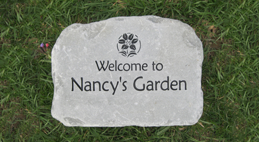 Personalized Garden Stones | Custom Engraved Garden Stone by Adirondack ...