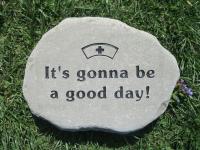 Medium Engraved Garden Stone