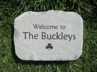 Medium Engraved Stone Meduim Engraved Garden Stone